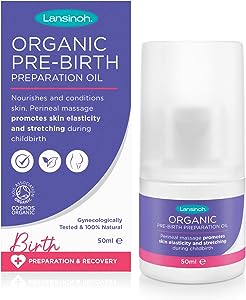 Lansinoh Organic Pre-Birth Preparation Oil 50ml Bottle Perineal Massage Oil RRP 12.40 CLEARANCE XL 9.99