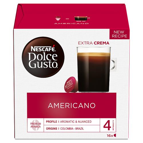 Nescafe Dolce Gusto Americano Coffee Pods x16 128g RRP 4.40 CLEARANCE XL 2.99 or 2 for 5