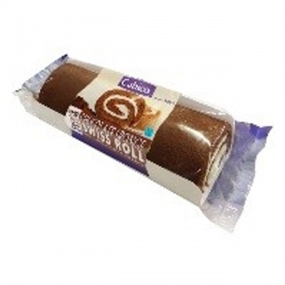 Cabico Chocolate Sponge Swiss Roll 300g (Jan 23 - 24) RRP 1.49 CLEARANCE XL 89p or 2 for 1.50